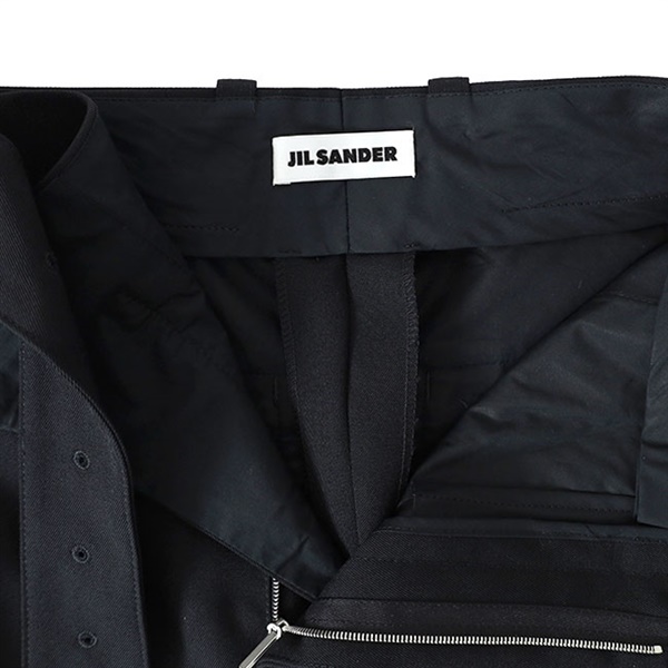 JIL SANDER ジルサンダー ウールギャバジン リングベルト付き