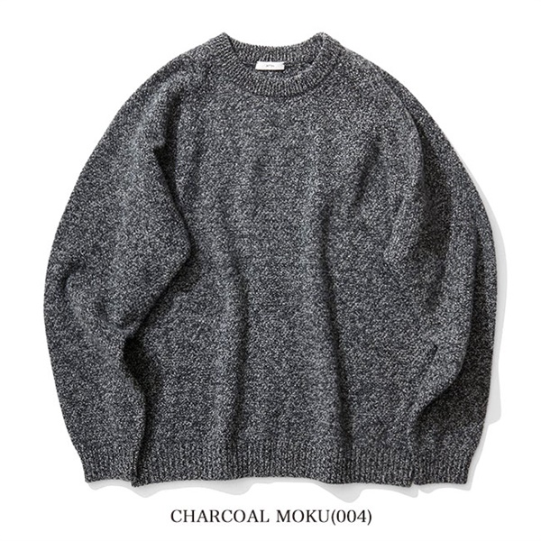 ATON エイトン ラムウール クルーネックニットセーター KRAGGW0402