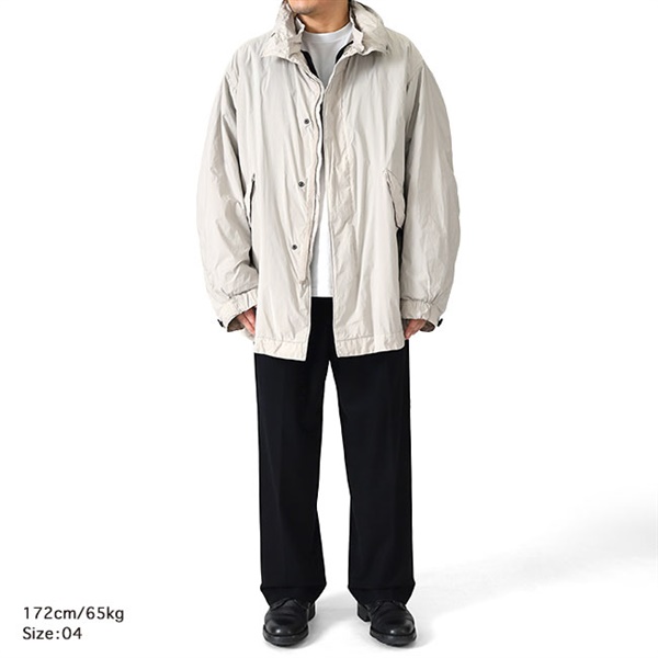 【３シーズン対応】新品 ATON 定番ショートモッズコート 06 白 ATON エイトン ライナー付き M-65 ショートモッズコート JKAGGW0800