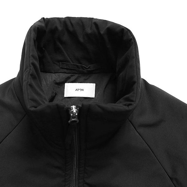 ジャケット・アウター ATON PADDED STAND COACH JACKET ATON(エイトン) SILK COATING PADDED STAND COACH JAC JKA