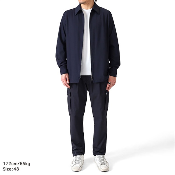 HERNO ヘルノ ライトウール ストレッチ ジップジャケット