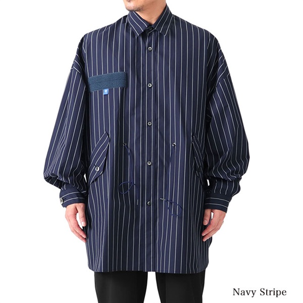 FUMITO GANRYU M-51 shirt jacket モッズシャツ - シャツ