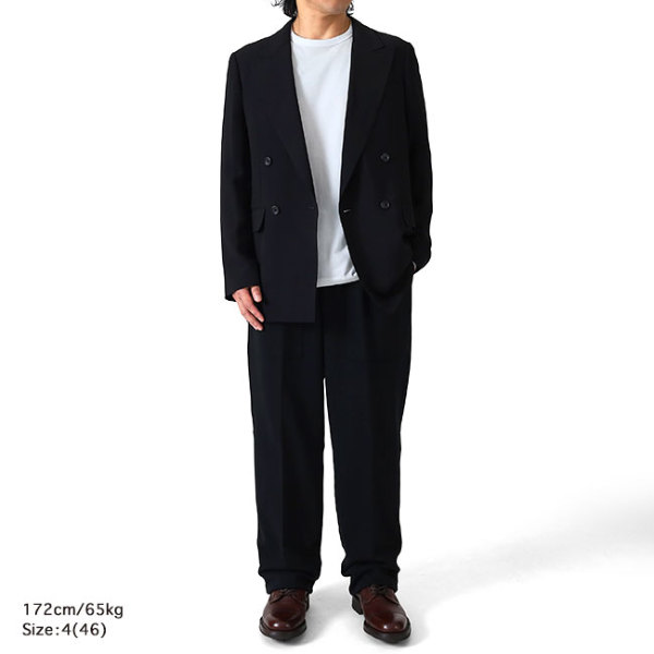 K*A様 RAINMAKER レインメーカー セットアップ ブラック 4 RAINMAKER レインメーカー ダブルブレステッド ロングジャケット RM261