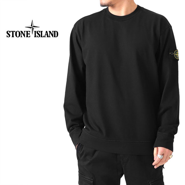 Stone Island ストーンアイランド ロゴパッチ ガーメントダイ スウェット ロンT 761563750 Stone Island