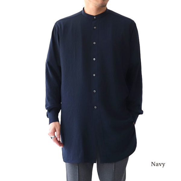 Rainmaker レインメーカー バンドカラー ロングシャツ Rm192 008 Rm2 011 Rainmaker レインメーカー Add 宮崎