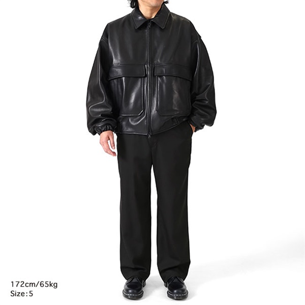 08sircus ゼロエイトサーカス シープレザー ショート レザージャケット