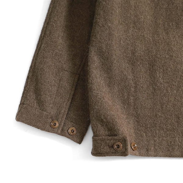 LEMAIRE ルメール アルパカウール ノーカラージャケット CO1072