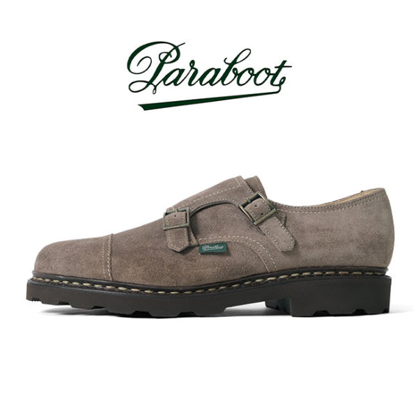 パラブーツ paraboot ウィリアム ダブルモンクストラップドレス