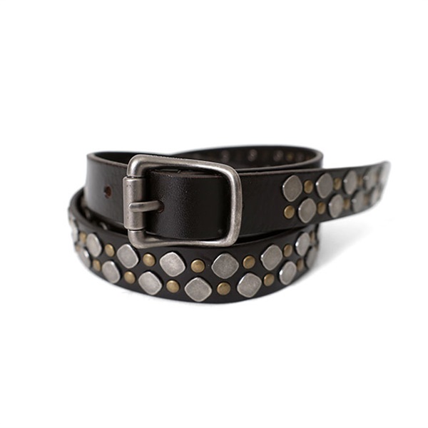LEMAIRE �����[�� RIO STUDS BELT 20 �J�E���U�[ ���I �X�^�b�Y�x���g BE0006 LL0055
