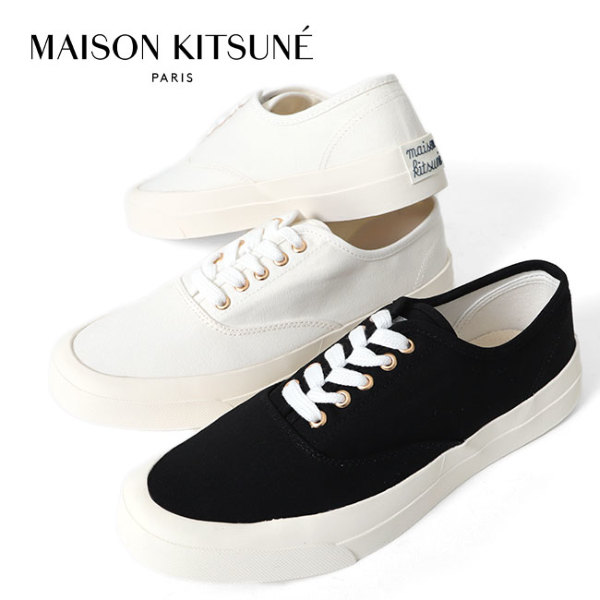 Maison Kitsune メゾン キツネ キャンバススニーカー CU04706WW9000 
