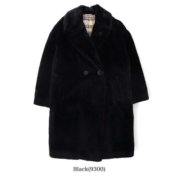 HERNO ヘルノ エコファー ダブルブレスト ファーコート CA000440D 1242 