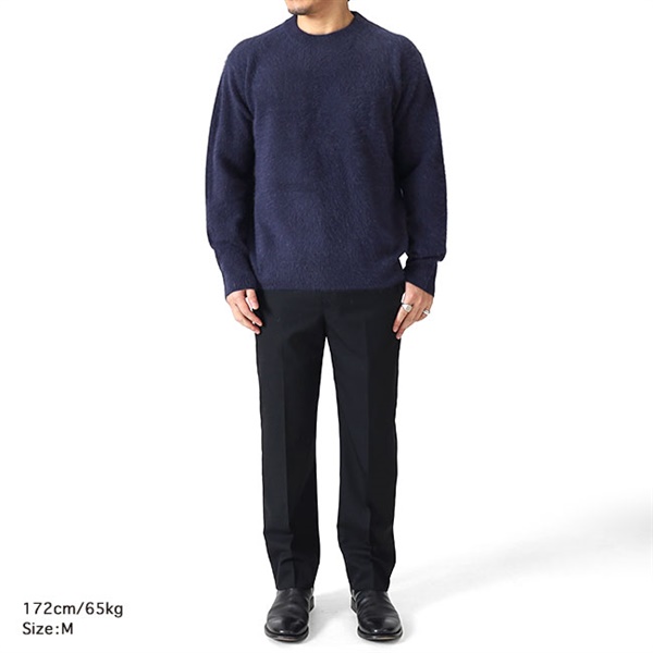 rencontrant レンコントラント フォックスウール シャギー クルー