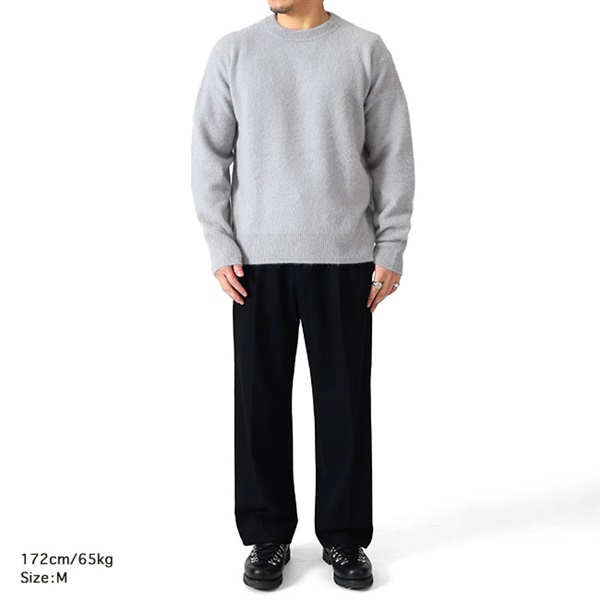 rencontrant レンコントラント フォックスウール シャギー クルー