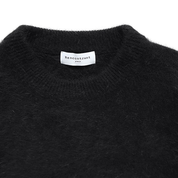 rencontrant レンコントラント フォックスウール シャギー クルー