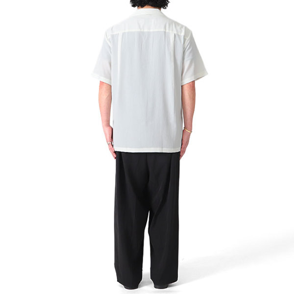 rainmaker 枯山水シャツ　ショールカラー4(46) RAINMAKER レインメーカー ショールカラーシャツ L 4/46 グレー