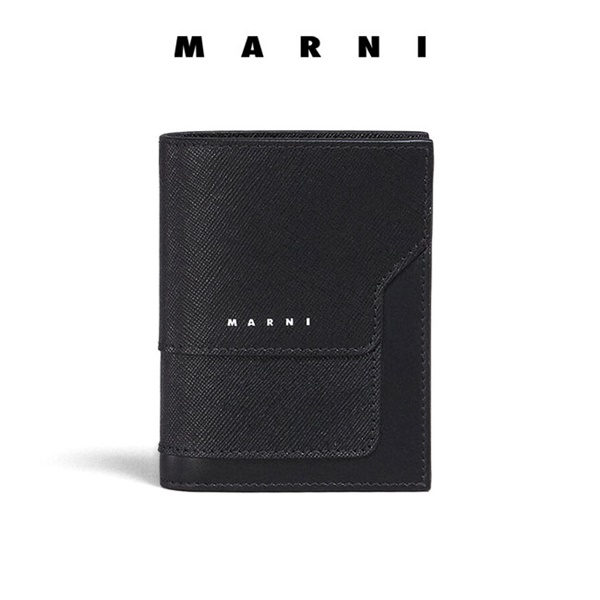 日本ショップ MARNI サフィアーノレザー二つ折り財布 - レディース ...