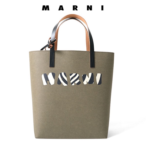 ☆人気☆ MARNI マルニ セルロース ロゴトートバッグ