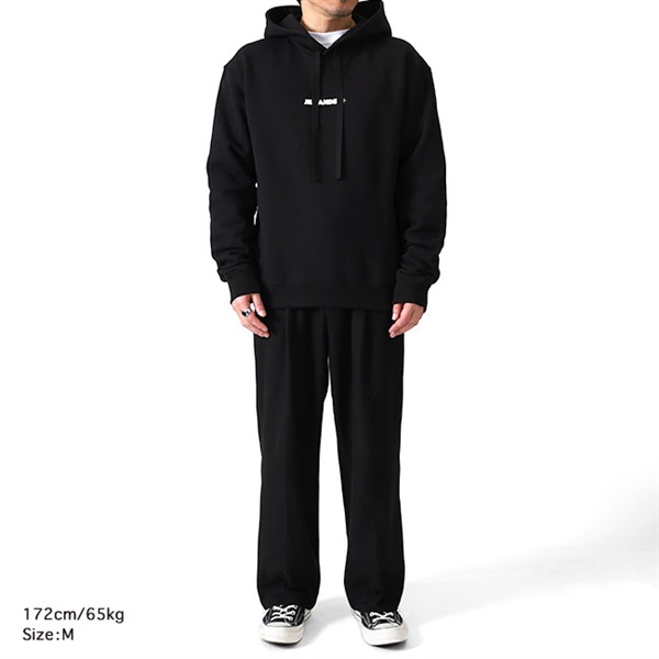 JIL SANDER+ ジルサンダープラス ロゴ プルオーバー スウェット