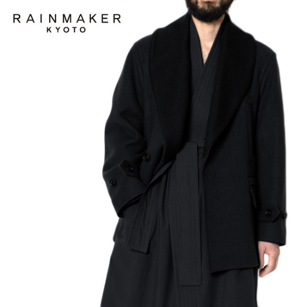 RAINMAKER レインメーカー メルトンウール ショールカラー Pコート RM232-022