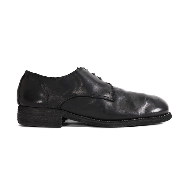 GUIDI グイディ 992 CLASSIC DERBY SHOES 黒42.5 - 靴