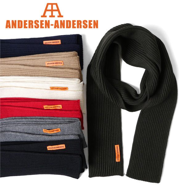 予約商品 Andersen Andersen アンデルセン アンデルセン ニットマフラー Scarf Andersen Andersen アンデルセン アンデルセン Add 宮崎