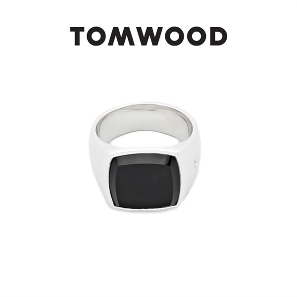 サイズ54tomwood トムウッド クッション オニキス リング 54