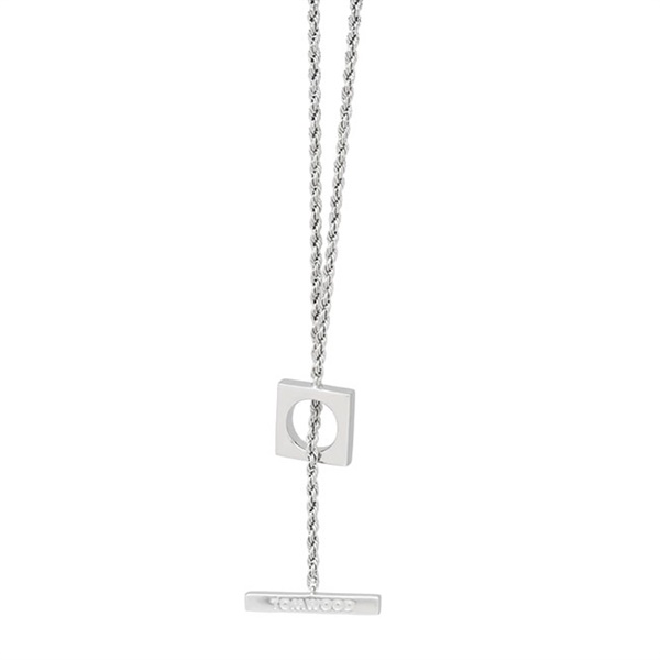 TOMWOOD トムウッド Square Rope Chain 20.5inch スクエア ロープ チェーン ネックレス 101428