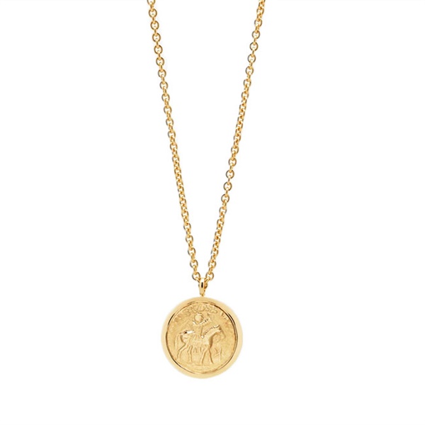 TOMWOOD トムウッド Coin Pendant Gold 20.5inch コイン