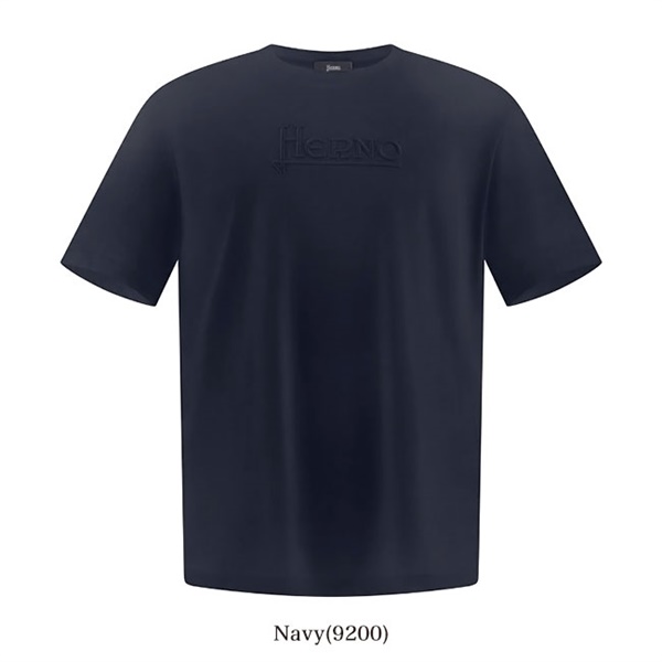HERNO ヘルノ ピュアコットン ロゴ刺繍 Tシャツ JG000211U52000