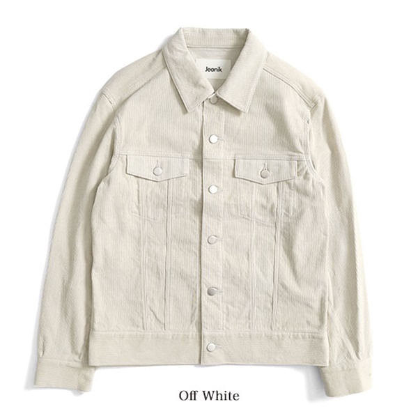  JEANS コーデュロイジャケット XL GU - GU オーバーサイズコーデュロイジャケット XL オフホワイト