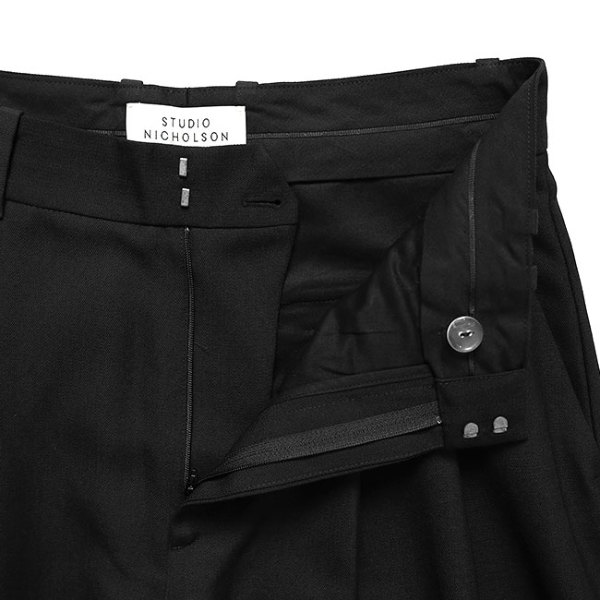 STUDIO NICHOLSON スタジオニコルソン LINE DOUBLE PLEAT VOLUME PANT