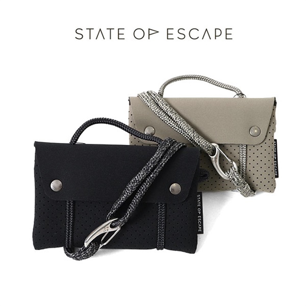 STATE OF ESCAPE ステイトオブエスケープ ロンハーマングレー美品 - バッグ