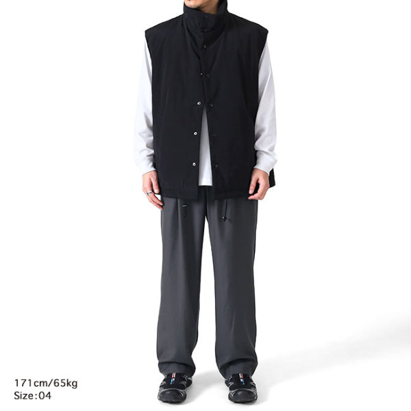 ATON エイトン シルク テーパード ワイドパンツ PRAGGM0802 ATON