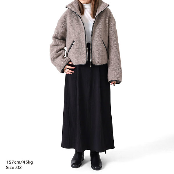 【タトラス】SONA フーディ ボアジャケット ブルゾン TATRAS】SONA スタンドカラー ボアジャケット – Sirin Online Store