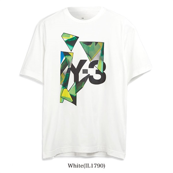 Y-3 ワイスリー アートグラフィック ロゴTシャツ IL1789 IL1790