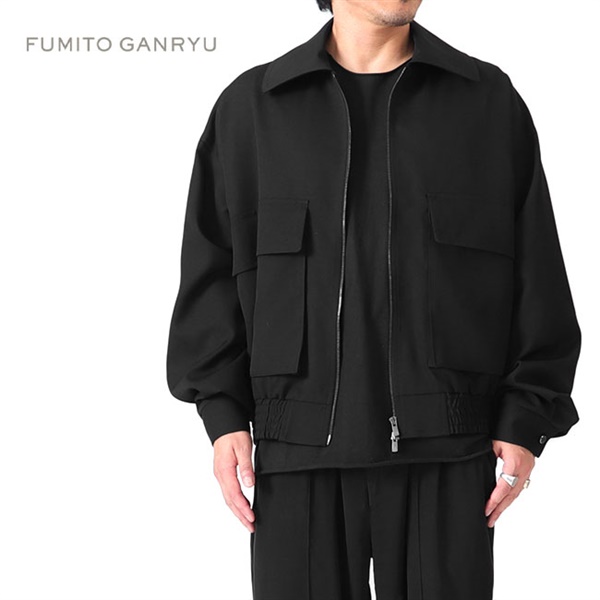 FUMITO GANRYU / 2 WAY WOOL BLOUSONサイズ2