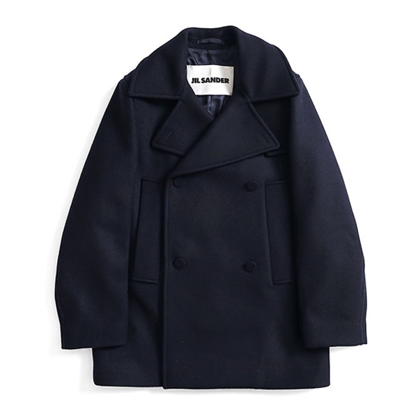 JIL SANDER ジルサンダー CABAN 11 ウールメルトン Pコート J22AM0107