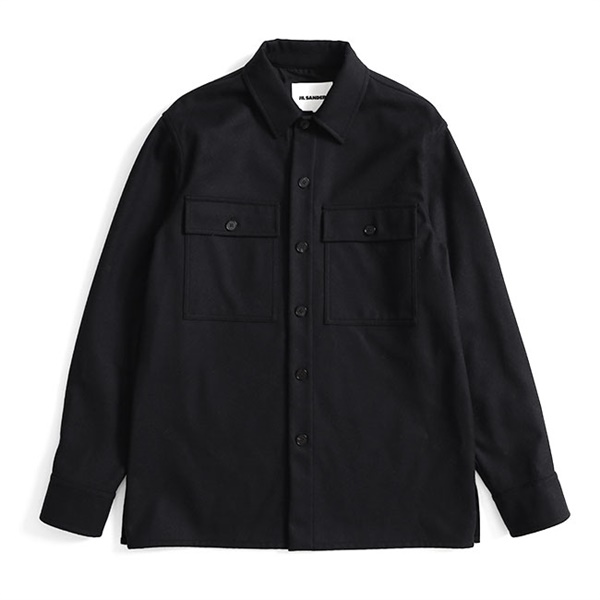 JIL SANDER+ ジルサンダープラス ウールフランネル シャツ