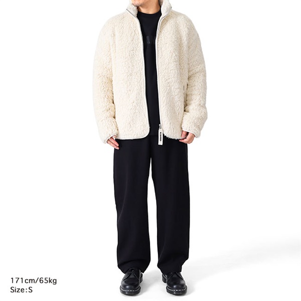 JIL SANDER+ ジルサンダープラス ボアフリース スタンドカラー